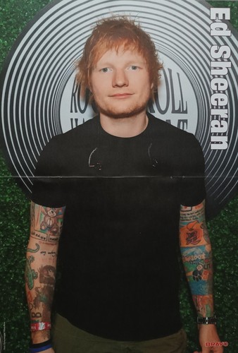 Sheeran a3 poster 42x28cm - a3,