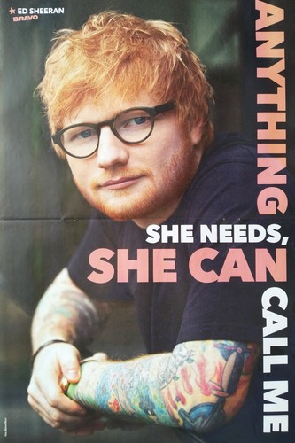 Sheeran a3 poster 42x28cm - a3,